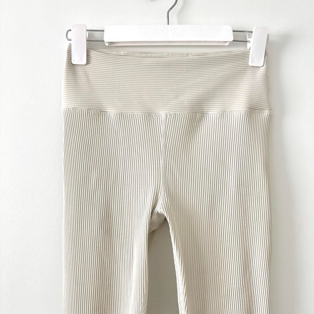 Year of Ours Active Rib High Waisted Leggings Cream/off white Women Medium
